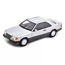 Miniatura Mercedes 300 Ce-24 Coupe 1990 1:18 Norev Prata