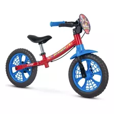 Bicicleta Balance Infantil Aro 12 Do Homem Aranha Nathor