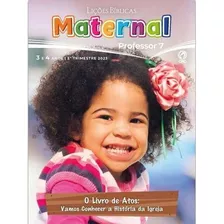 Revista Maternal Professor 3 Trimestre O Livro De Atos 
