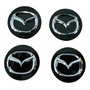 Kit De 4 Centros De Rin Cromados Mazda 3 2004-2009 56 Mm