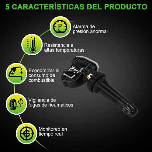 Sensor De Presin De Llanta Tpms Para Gmc Chevrolet Foto 4