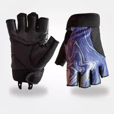 Guantes De Piel Gym Morados Dama Cabrasast (alto Impacto)