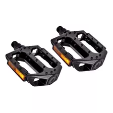 Pedal Bike Alumínio Plataforma Rosca Fina 1/2 Esfera Mtb Top Cor Preto