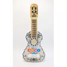 Guitarra Para Niños De Juguete Coco Plástico Y Madera
