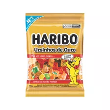 Bala De Gelatina Ursinhos De Ouro 80g, Sabor Frutas - Haribo