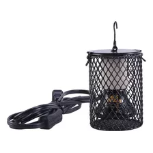 Lámpara Calefactora De Cerámica Negra Para Reptil Pet Us Plu