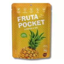 Fruta Pocket Abacaxi 100% Natural Fruta Liofilizada 20gr