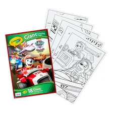 Crayola Giant Coloring Pages Paw Patrol