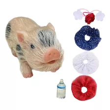 Brinquedo De Porco Reborn Pequeno, Boneca Animal Estilo B