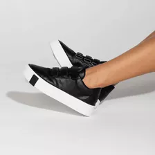 Sneakers Lançamento Preto Ajuste Em Velcro Moda Luxo Premium