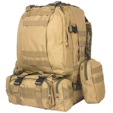 Mochila Maleta Militar 50 Litros Tactica Cafe D3019