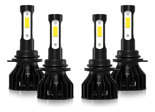 9005 H11 Kit De Focos Led De 4 Lados 11000lm Para Chevrolet