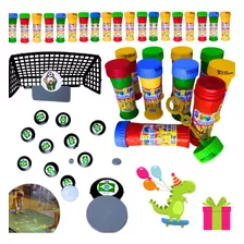 Kit Lembrancinha Festa 20 Bolha De Sabão 20 Jogo De Botão