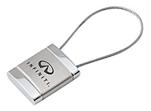 Foto de Infiniti Logo Metal Plata Cromo Coche De Cable Llavero