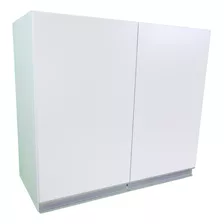 Armário Aéreo 70cm Mdf Lavanderia 2 Portas De Parede Montado