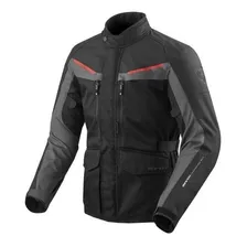 Campera Moto Revit Safari 3 Negro + Anthracite Bamp Group