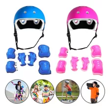 Equipamento De Segurança Kit Proteção Capacete Criança Kids