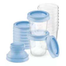 Bolsa Vasos Almacenamiento Leche Avent 180ml 10un Adaptador