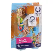 Nova Barbie Olimpíadas Tokyo 2020 Escalada Esportiva Loira