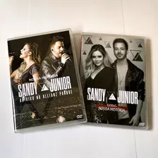 Dvd Sandy E Junior Nossa História Allianz + Live Sj + Bônus