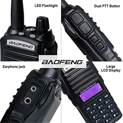 Radio Baofeng Uv-80 2 Caminos Pregramacin Antena -negro Foto 5