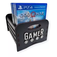 Porta Jogos Caixa Case Game Organizador Ps4 Ps3 Play Station