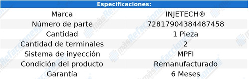 Inyector Combustible Mustang V8 4.6l De 1999 A 2000 Injetech Foto 4