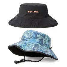 Chapéu Infantil Rip Curl Dupla Face Revo Wide Brim