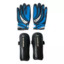 Kit Luva Para Goleiro Recreativa E Caneleira Infantil Oferta