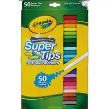 Crayola Super Tip X 50 + 12 Lapices Largos Crayola De Regalo