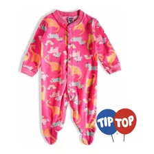 Macacão Infantil Menina Pijama Moletinho Tip Top 14