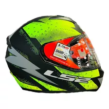 Casco Integral Ls2 Ff352 Thunder Verde Mate - Nany Motos