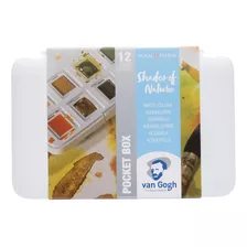 Van Gogh X12 Pocket Box Colores Shades Naturaleza Acuarelas