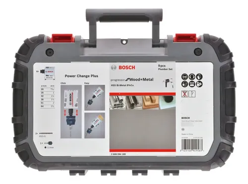 Set Sierras Copa Bosch Madera Y Metal 9pz - 20 A 64 Mm Dgm