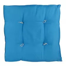 Almofada Para Cadeira Futon Novita 45x45cm Decoração Casa Cor Turquesa