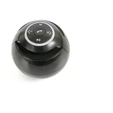 Parlante Portatil Bluetooth Hügel A18bk Bola Luz Led Negro