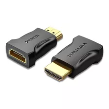 Adaptador Hdmi Macho A Hdmi Hembra 4k Hd 3d Oro Vention