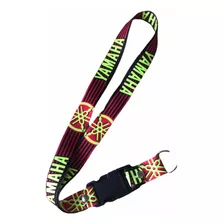 Lanyard Llavero Moto Yamaha B Red Elastic