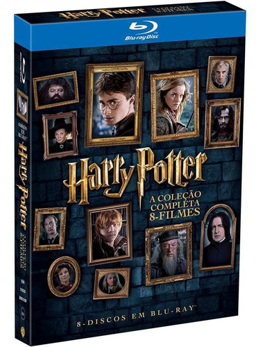 Blu-ray Harry Potter - A Coleção Completa - 8 Discos