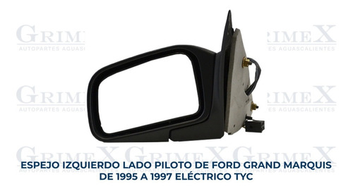 Espejo Grand Marquis 1995-95-1996-96-1997-97 Electrico Ore Foto 2