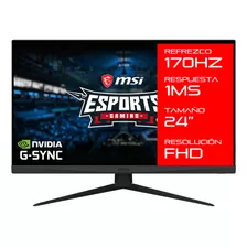 Monitor Gamer Msi 24 Optix G2412 170hz Fhd 1ms Panel Ips Dp