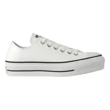 Tênis Plataforma Couro Chuck Taylor Converse All Star 