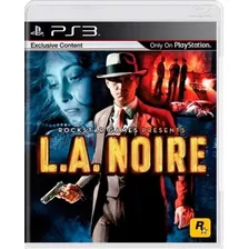 Ps3 La Noire Novo Lacrado