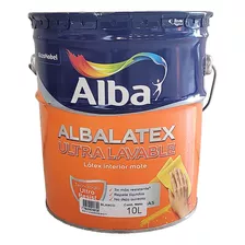 Pintura Albalatex Ultralavable Interior Alba X 10lts - Prest