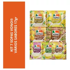 Kit 7 Sopas Vono Vários Sabores 17gr