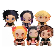 Pack De 6 Peluches Demon Slayer Kimetzu Nezuko Tanjiro