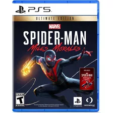 Marvel Spiderman Miles Morales Ultimate Edition Para Ps5 