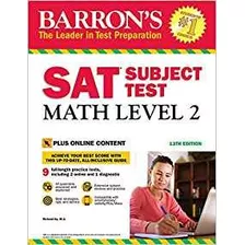 Barrons Sat Subject Test Math Level 2 With Online Tests