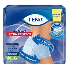 Ropa Interior Desechable Tena Pants Ultra Protect 10 Un Talle L