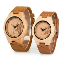 Reloj De Madera Para Pareja Ciervo Bobo Bird